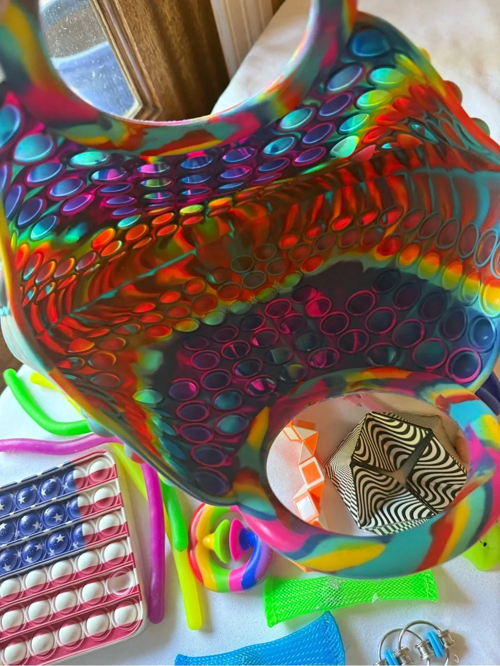 Pop It Fidget Purse with Lots of Pop Its and Fidgets Included